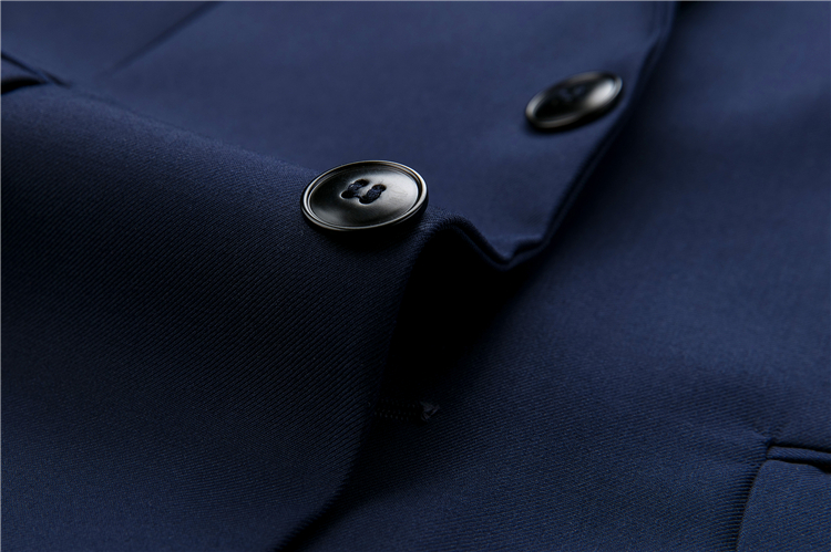 Pre-order เสื้อสูทชาย สีกรมท่า ทรงสลิม สไตล์เกาหลี