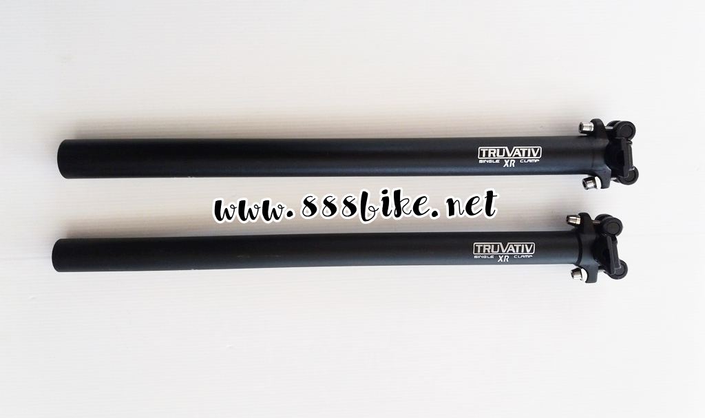 หลักอานอลูมืเนียม TRUVATIV XR สีดำ ยาว 450มม มีขนาด 25.4,27.2,28.6,31.8 ,31.6