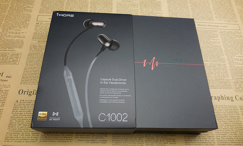 ขาย 1more C1002 หูฟัง2ไดรเวอร์ทรงแคปซูล