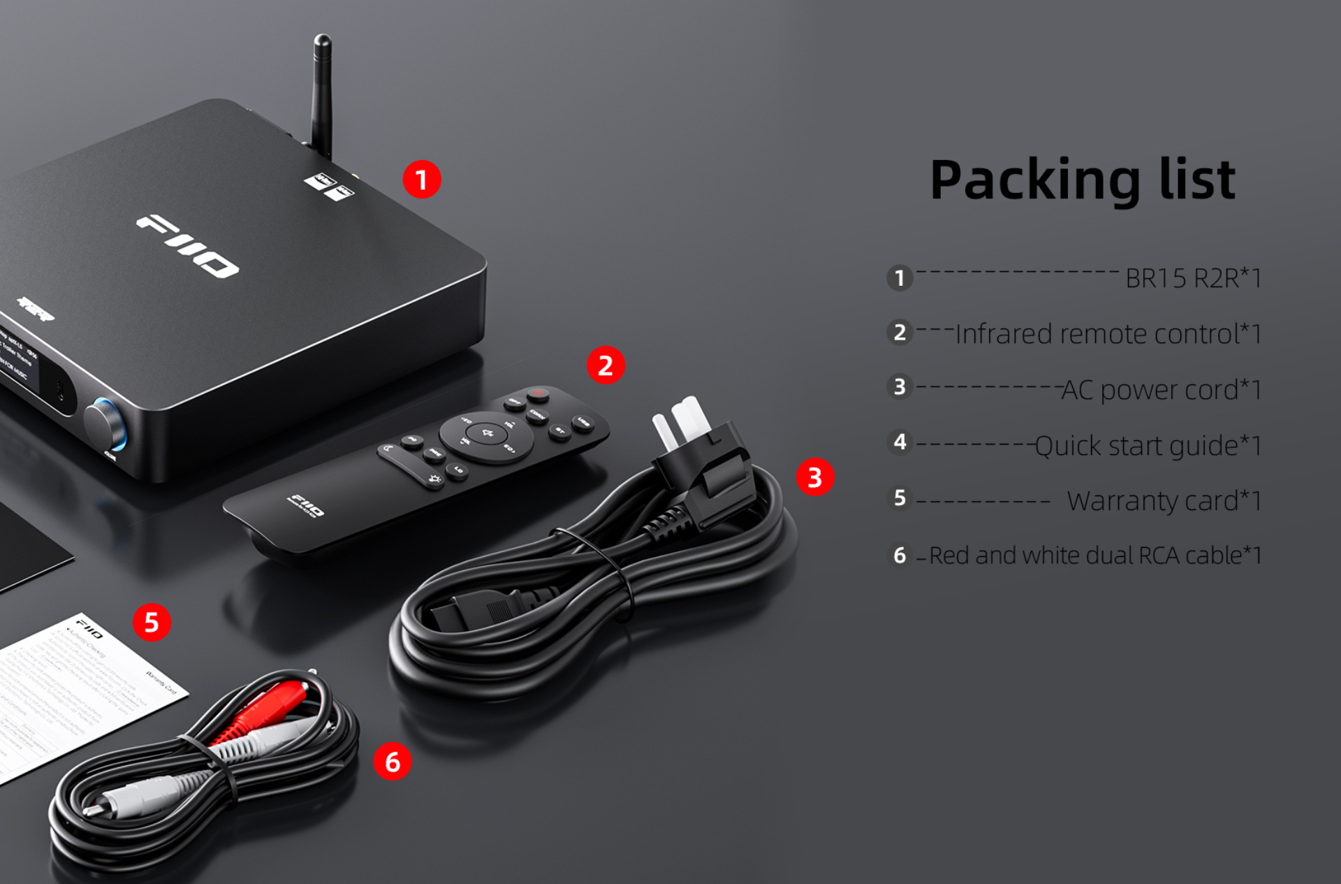 FiiO BR15 R2R เครื่องรับสัญญาณ Bluetooth 6.0 ชิป Qualcomm QCC5181 รุ่นเรือธงรองรับ Hi-Res ประกันศูนย์ไทย