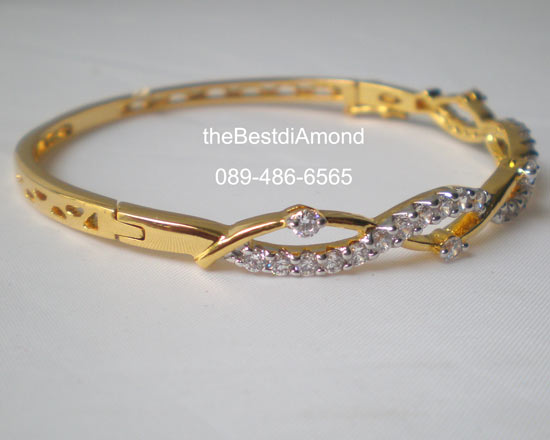 สินค้าหมด+BB036กำไลเพชรโคลนนิ่ง ลาย5เกรียวหรูหรา ดูดี มีรสนิยม งานสวยสุดๆๆ เพชรงามวิ๊งๆ Modernมาก แบบมาจากร้านเพชรเลยค่ะ