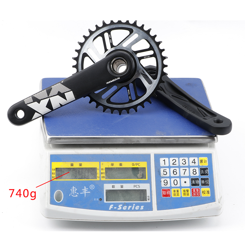 จาน RACEWORK NX1 ขนาด 170mm Crank 1XSystem, 104 BCD Narrow Wide Chainring มีขนาด 34T และ 36T 12 Speed