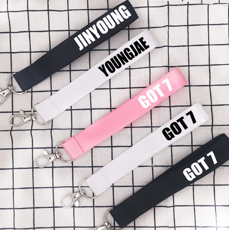 Name Tag สายคล้องมือ GOT7 (สกรีนขาว)