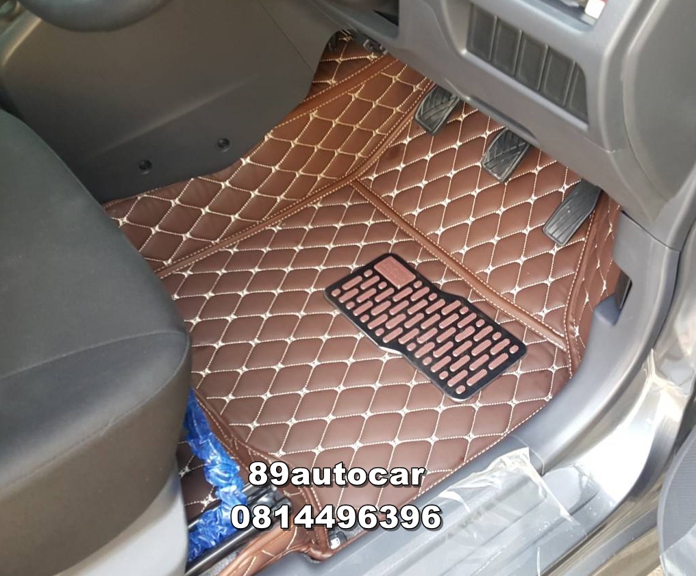 พรมรองเท้าในรถ Suzuki Celerio ปูพรม6D สีกาแฟ เต็มคัน