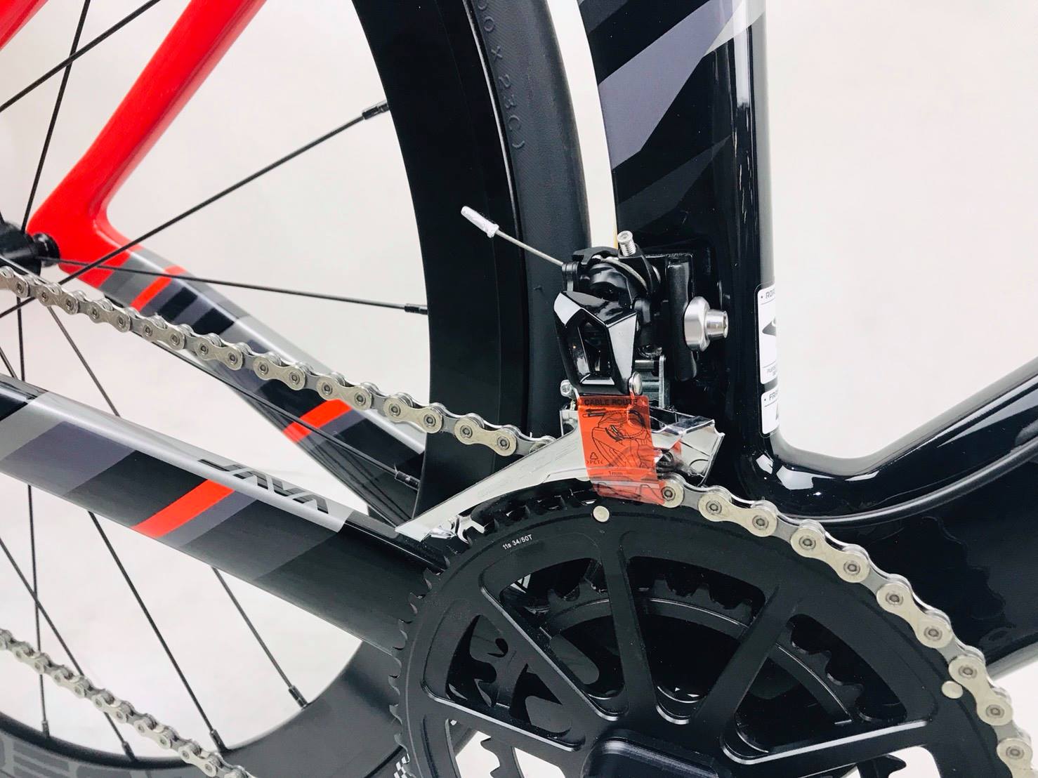 จักรยานไตรกีฬา JAVA TORNADO TT Triathlon bikes เฟรมคาร์บอน ล้อ DECA42, ชุดขับ 105 22สปีด