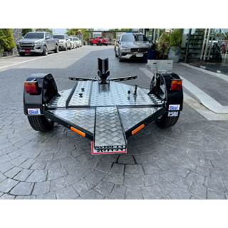 รถพ่วงบรรทุกมอเตอร์ไซด์ MASTERHOOK Sport bike 1 คัน รุ่น Single bike สามารถยกตั้งได้ (ราคาไม่รวมชุดลาก)