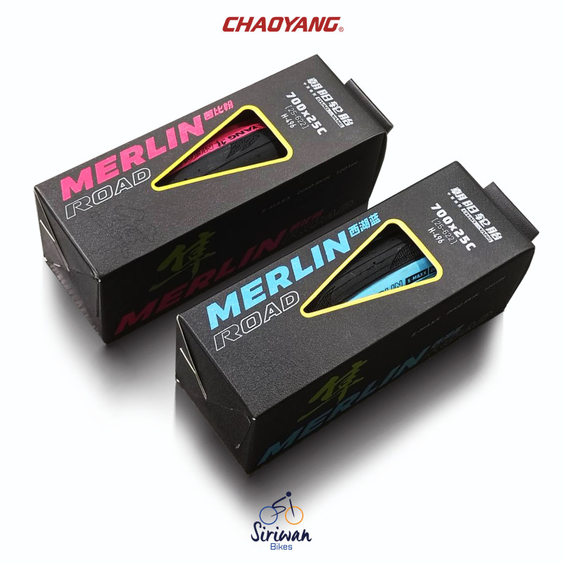ยางนอก CHAOYANG MERLIN ROAD 700x25C-28C ขอบพับ – กันหนาม Kevlar® สีสันแฟชั่น 2025 | เริ่มต้น 650 บาท