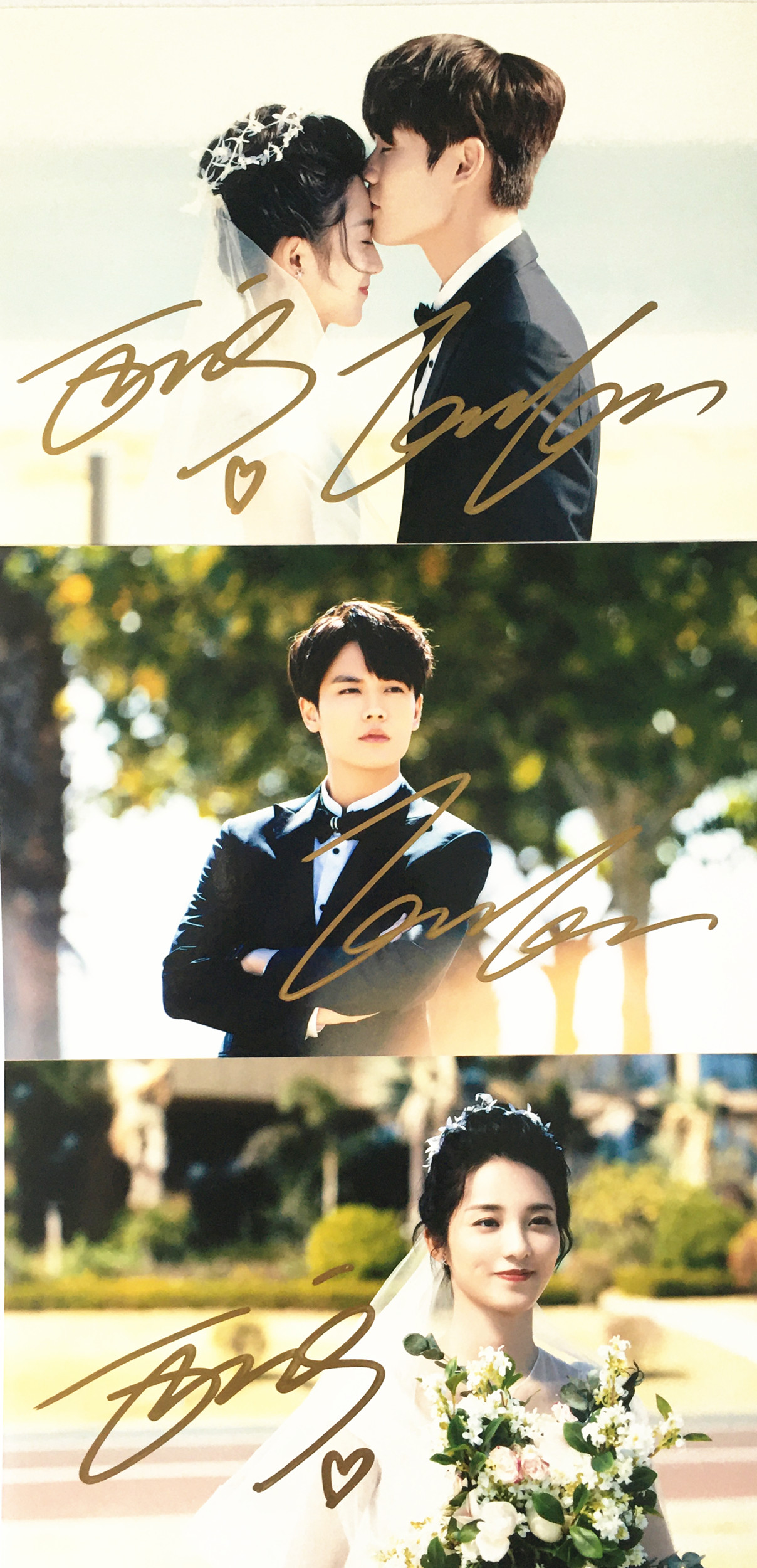 Photocard (6") พร้อมลายเซ็น ซีรี่ย์ รักอีกครั้งก็ยังเป็นเธอ (Crush)