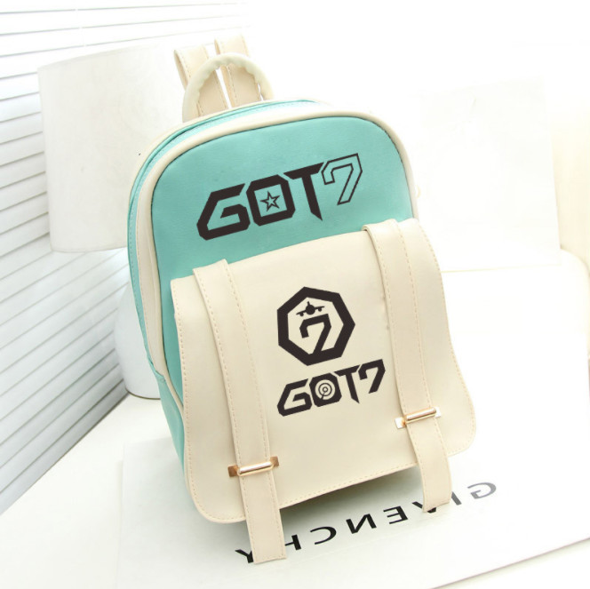 กระเป๋าเป้นักเรียนสีพาสเทล GOT7
