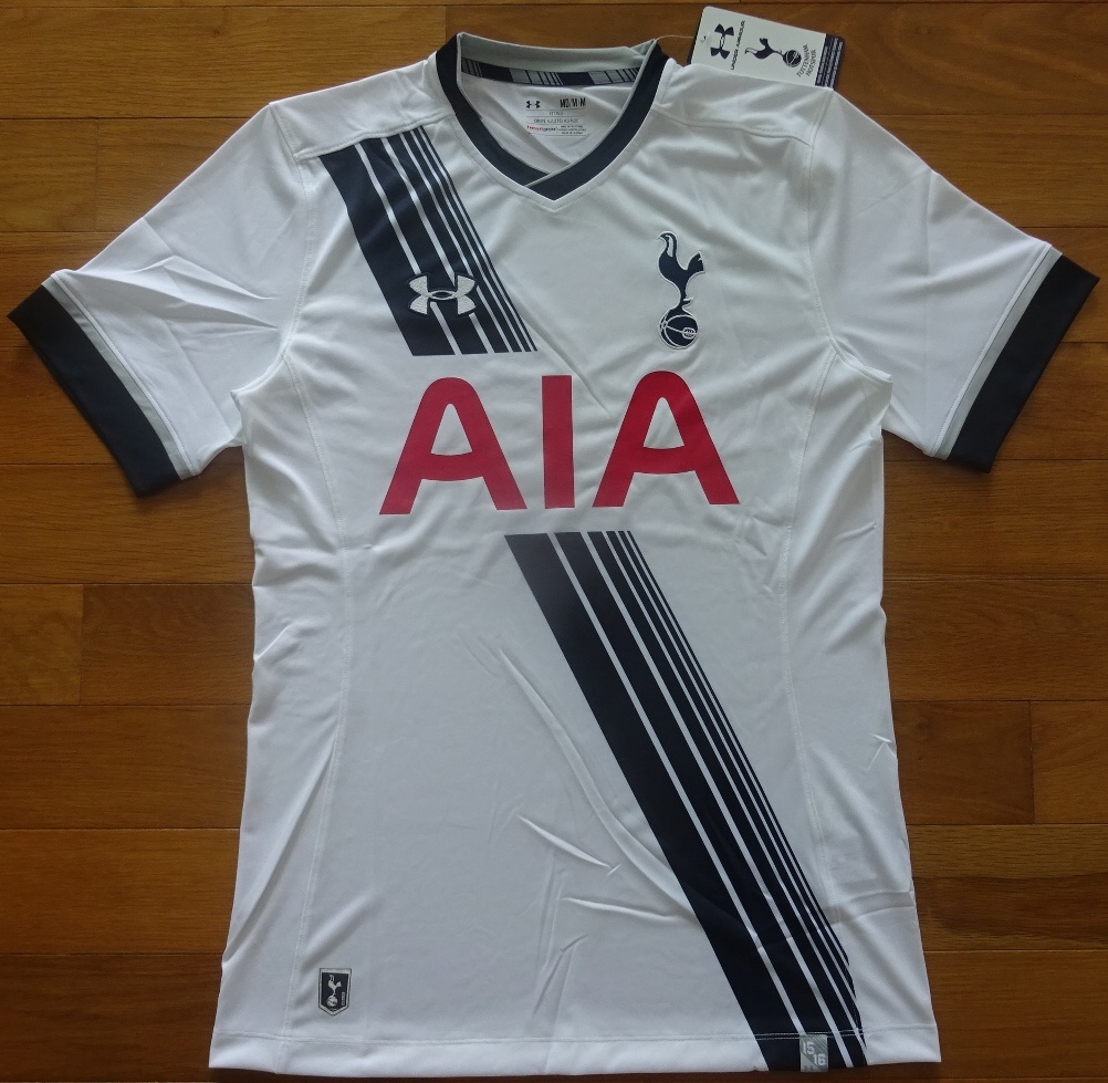 เสื้อฟุตบอล ทีมสโมสรท็อตแน่ม ฮ็อทสเปอร์ ชุดเหย้า 2015/16 ใหม่ M-Size / TOTTENHAM HOTSPUR Football Shirt Home Kit 2015/16 Jersey NEW M-Size