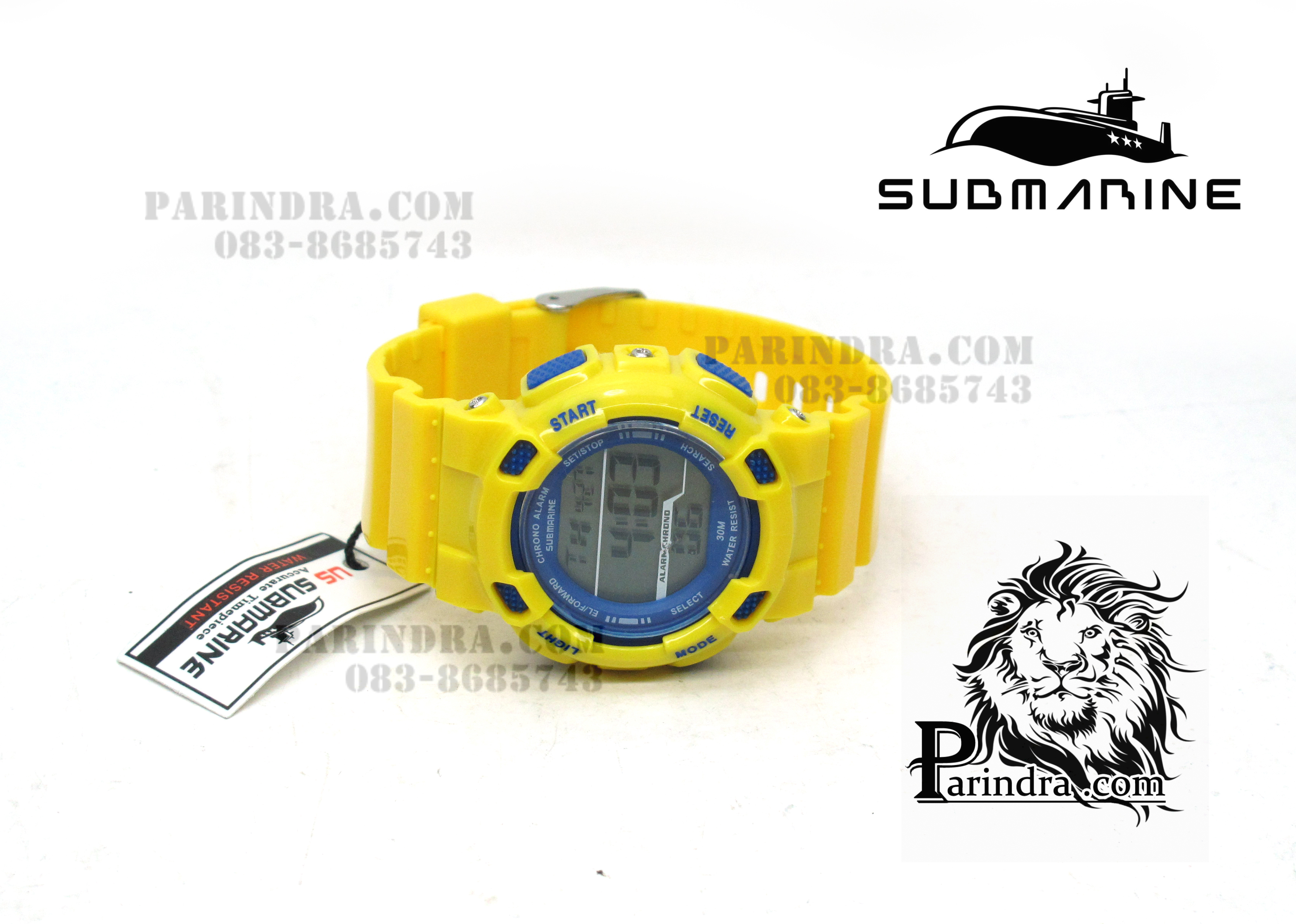 นาฬิกา US submarine รุ่น TP1282L สำหรับเด็กหรือผู้หญิงทั่วไป สีเหลืองตัดน้ำเงิน นสดใสน่ารัก