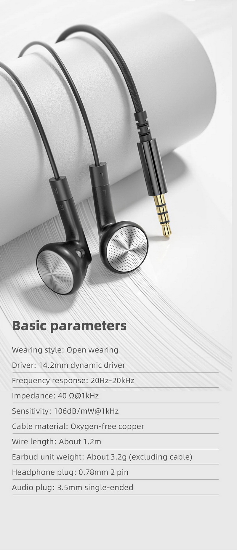 FiiO FF1 หูฟังเอียบัดไดรเวอร์ชุบเบริลเลียม ถอดสายได้ รองรับ Hi-Res ประกันศูนย์ไทย