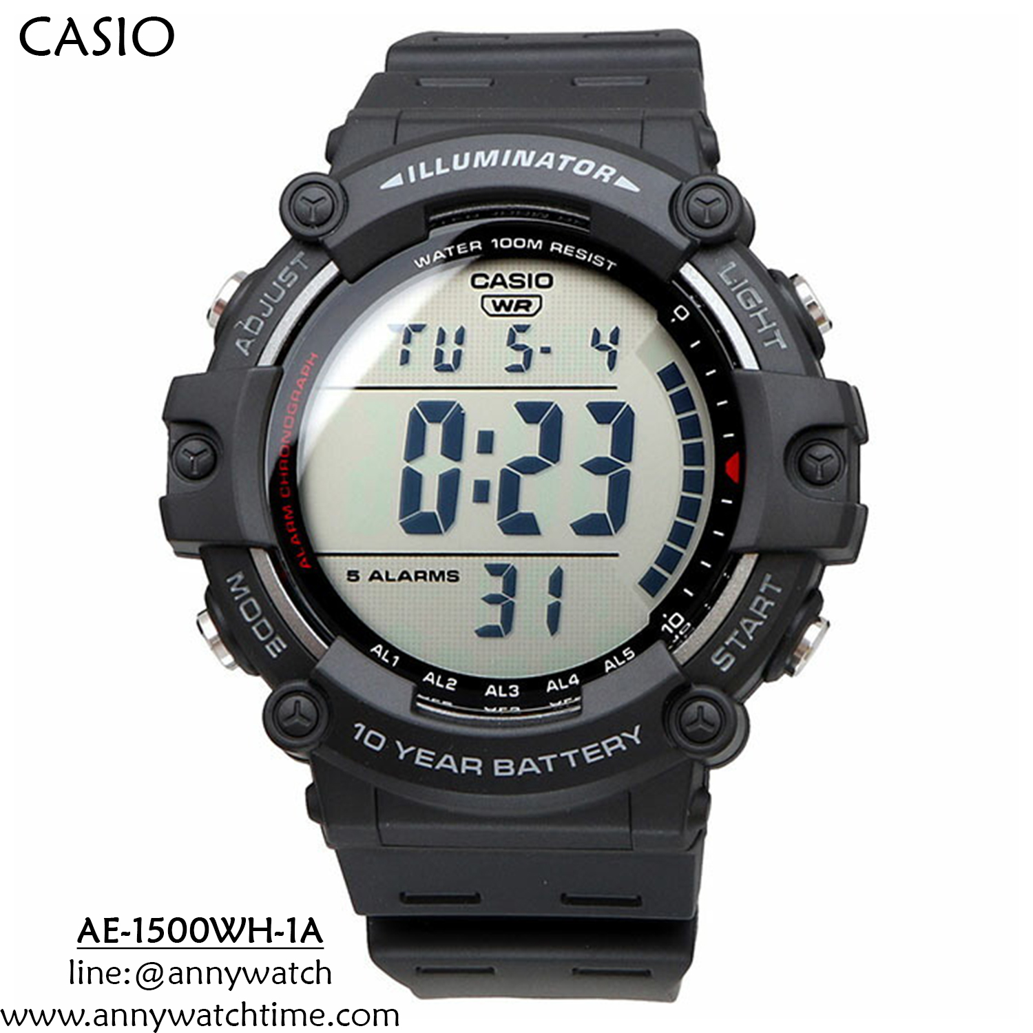 CASIO AE-1500WH-1A