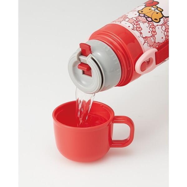 กระติกน้ำสแตนเลส Skater hello kitty 2ways ฮัลโหล คิตตี้ 470ml./430ml.