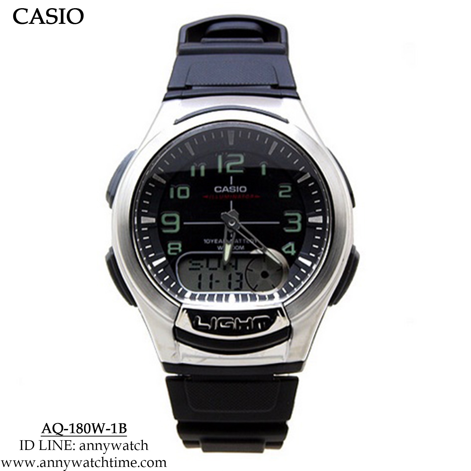 CASIO AQ-180W-1B