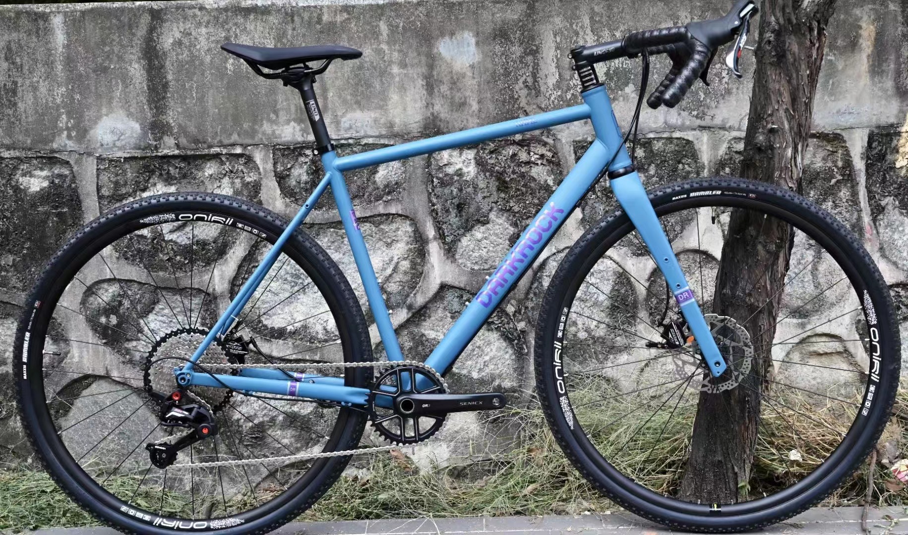 จักรยานเสือหมอบ ไซโคลครอส DARKROCK AMPIL off-road GRAVEL BIKE SRX Pro 11 สปีด, CYCLOCROSS BIKE 2023