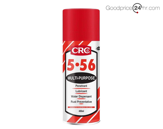c-216. น้ำยาหล่อลื่นอเนกประสงค์คุณภาพ CRC 5-56 ขนาด 400 ml. ไม่มีกลิ่นฉุน