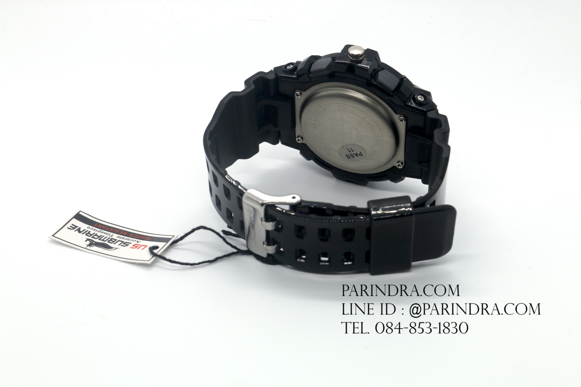 นาฬิกา US submarine TP3160M สีดำล้วน จอดำ