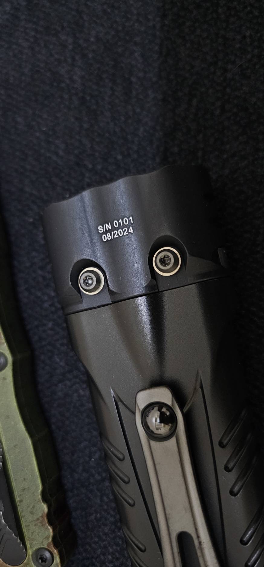 Microtech & Surefire Stiletto Pro II DLC Accents Flashlight