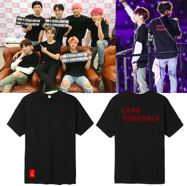 เสื้อยืด เสื้อแฟชั่นไอดอล #BTS LOVE YOURSELF (งานแฟนเมด) พรีออเดอร์