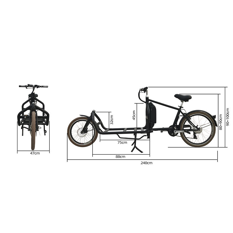 จักรยานคาร์โก้ไบค์ HAND IN HAND SLS-016-5 CARGO BIKE – บรรทุกได้ 180 กก. | มอเตอร์ 250W/500W | เกียร์ Shimano 6 Speed | สำหรับธุรกิจ & ครอบครัว
