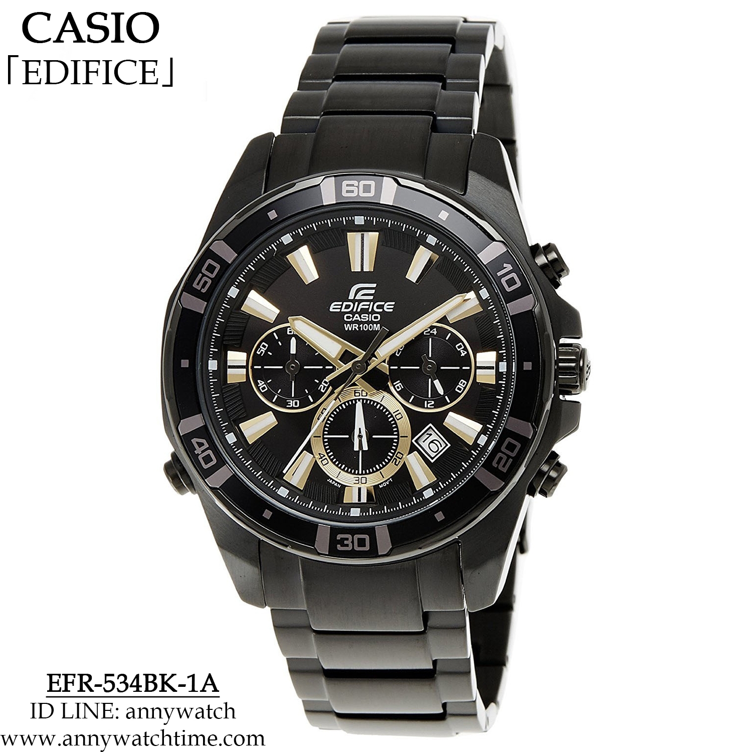 EDIFICE EFR-534BK-1A
