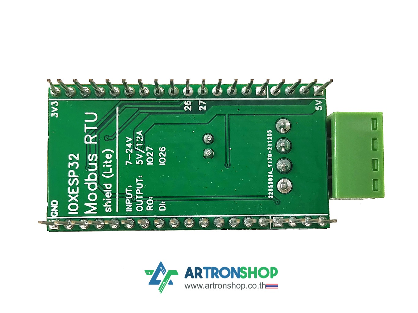 IOXESP32 Modbus RTU shield (Lite) โมดูลแปลง RS485 สำหรับบอร์ด ESP32 ...