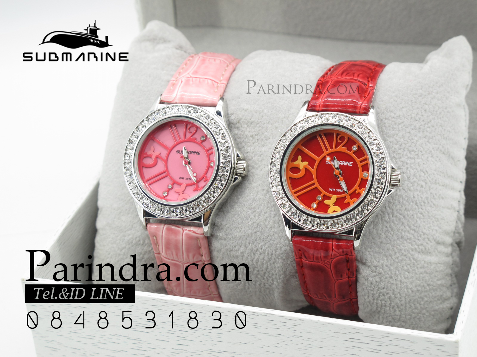 นาฬิกา US submarine ของแท้ 100% รุ่น TL1135L สีแดง