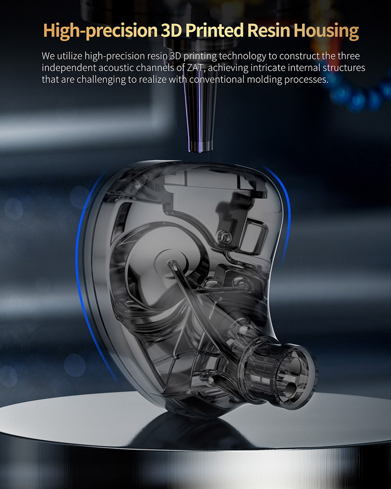 KZ ZAT หูฟัง 9 ไดรเวอร์ 8BA+1DD ปรับฟิลเตอร์เสียงได้ ประกันศูนย์ไทย