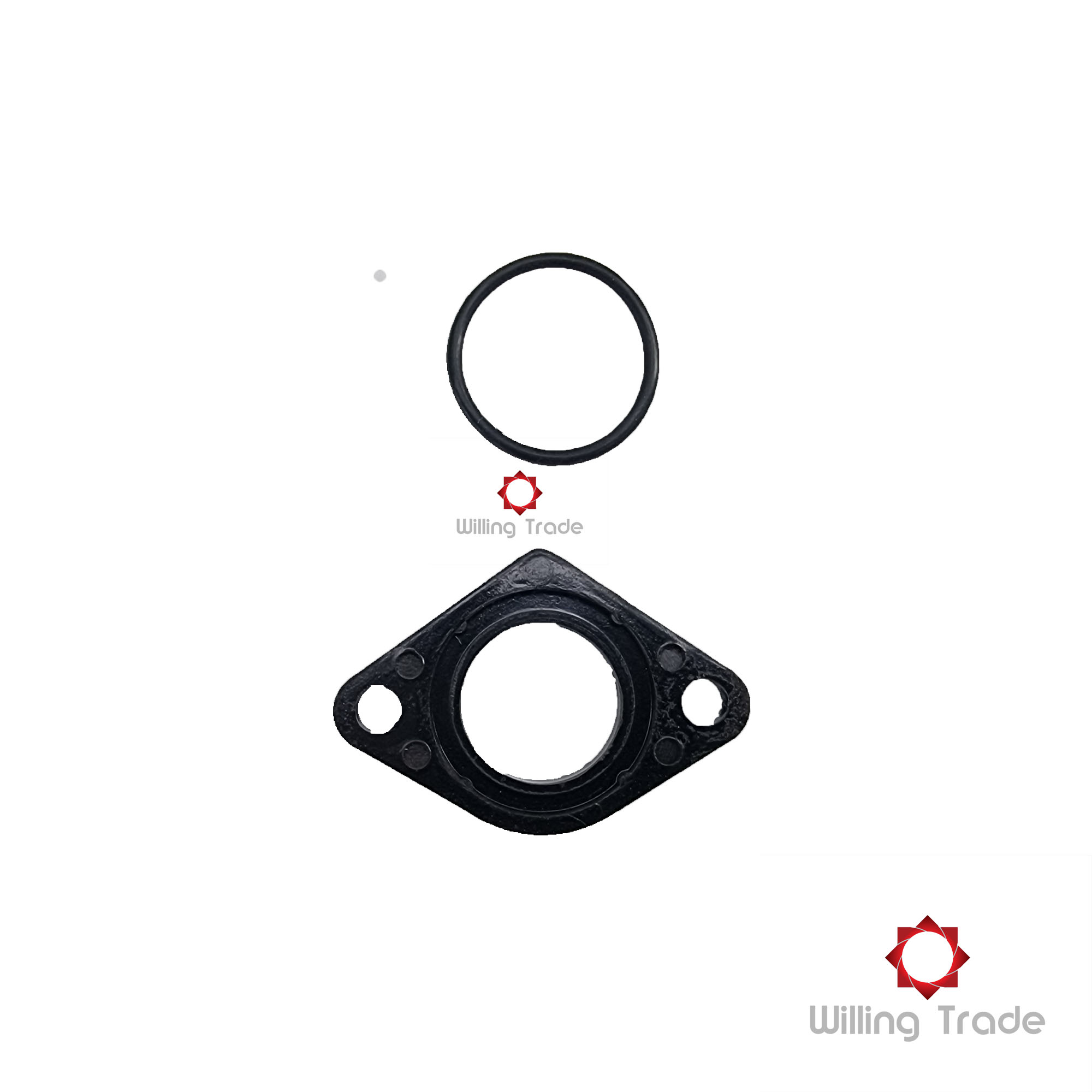 ไฟเบอร์แป้นคาร์บู+โอริง(A269) HONDA: (APP:16211-KAN-960A) NOVA, TENA ไฟเบอร์แป้นไอดี+โอริง สินค้าทดแทน #16211-KAN-960 คุณภาพดี