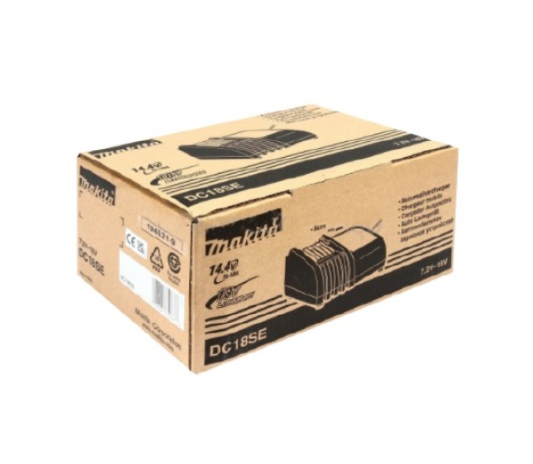 แท่นชาร์ทแบตเตอรี่ 18 โวลต์ สำหรับชาร์ทบนรถยนต์ มากีต้า รุ่น DC18SE Pn.194621-9 (แท้) ##