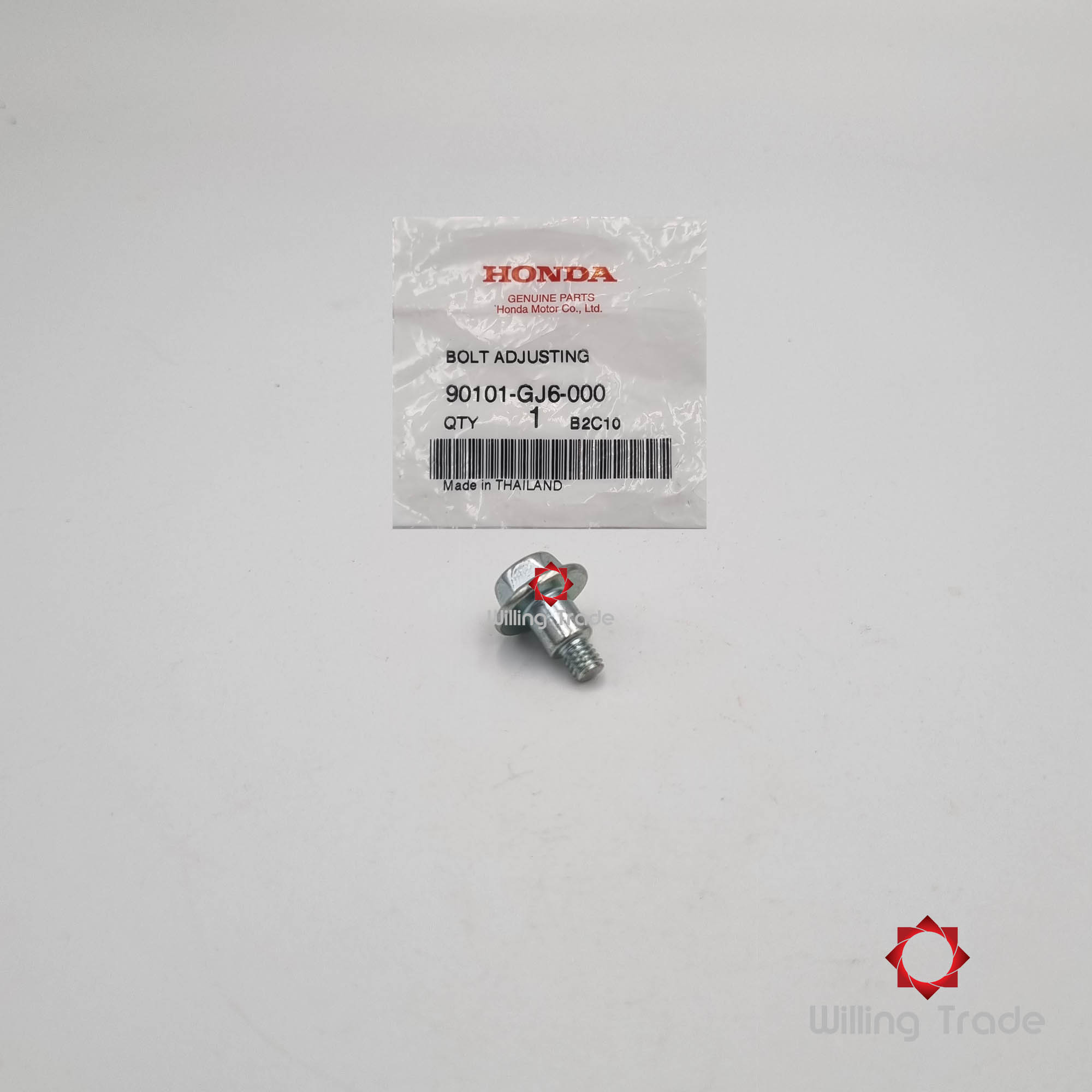 โบลต์ปรับตั้งไฟหน้า (WX566) HONDA: (90101-GJ6-000) Wave110i/Super Cub ... แพ๊คละ 1 ชิ้น... [แท้ศูนย์ 100%] ...กลุ่มอะไหล่ไฟหน้า ... BOLT, ADJUSTING