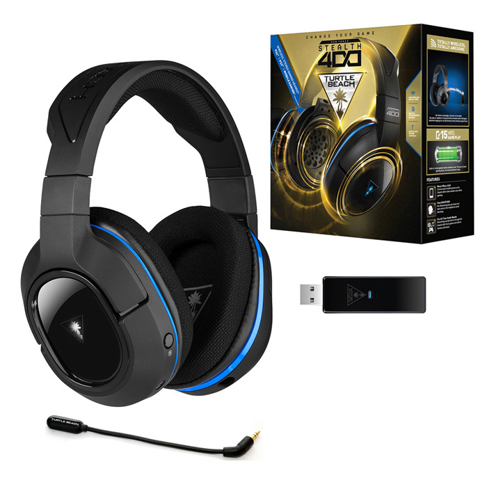 หูฟัง Turtle Beach Stealth 400 Ear force Wireless For Ps3 Ps4 Pc ไร้สาย ถอดสายได้ ไมค์แบบถอดออกได้ เบสหนักแน่น รายละเอียดจัดเต็ม Gaming Gear