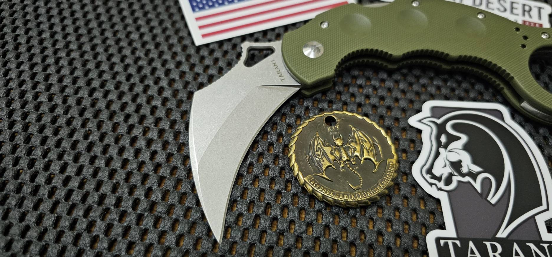 High Desert TARANI Journeyman BRAMP Karambit - Green
