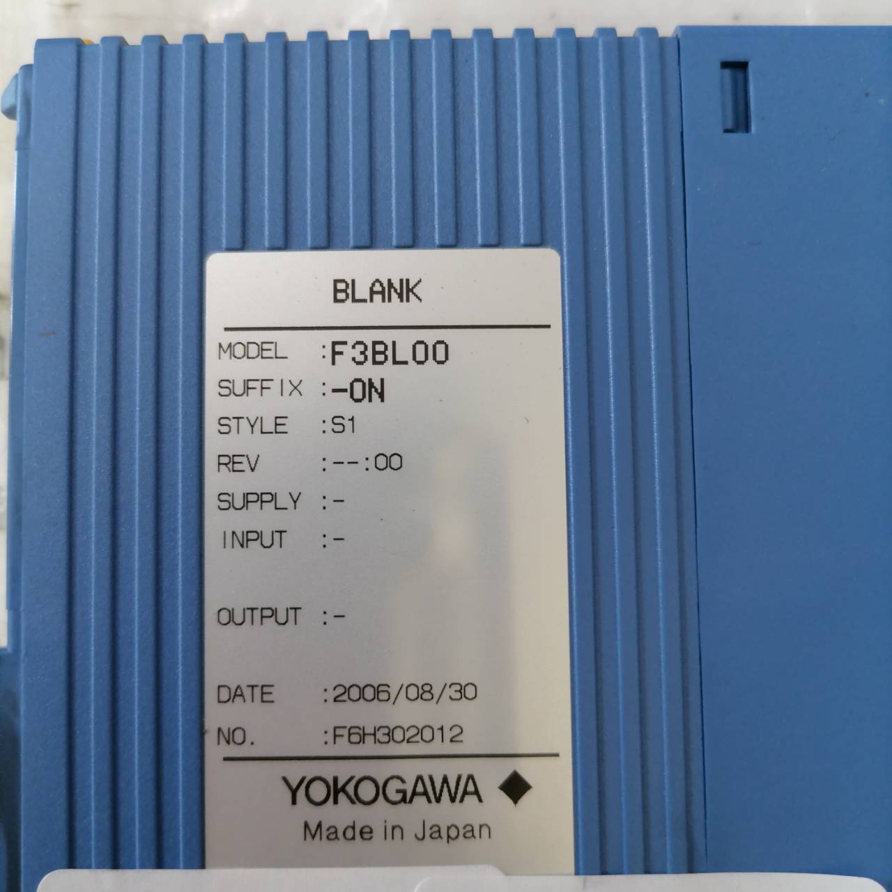 F3BL00 PLC " YOKOGAWA "