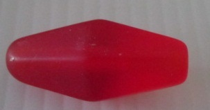 ลูกปัดแก้วทราวดีสีแดงของเก่าโบราณหายาก.จำนวน.2.เม็ด.