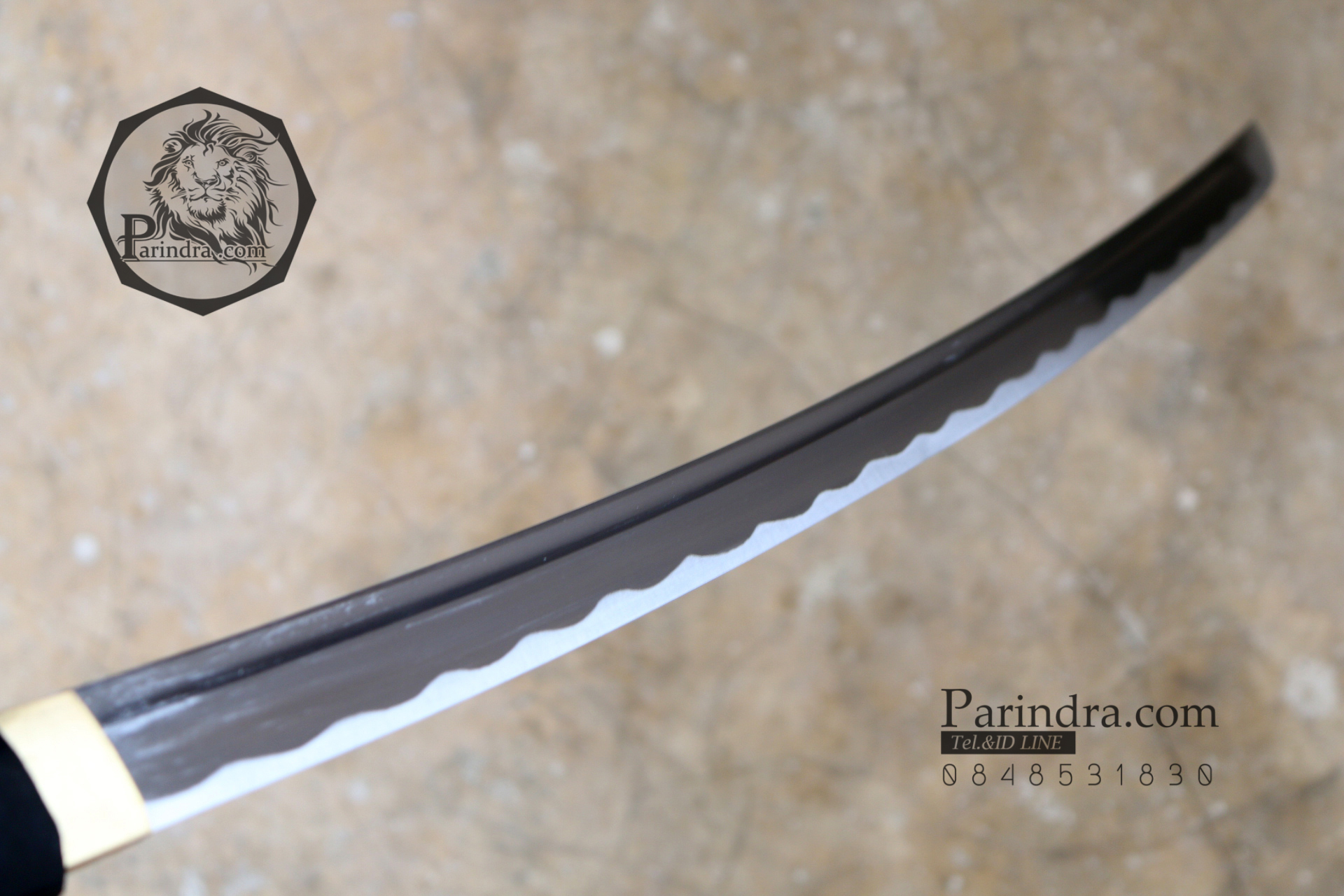 ขายดาบซามูไร คาตะนะ Katana ไว้ฝึกฟันดาบ แข็งแรงทนทาน ปลอกสีดำขัดมัน