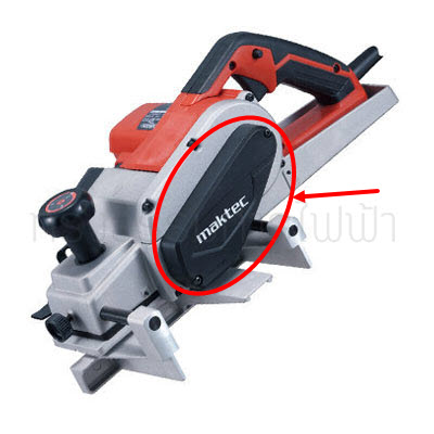 ฝาครอบสายพาน กบไฟฟ้า Maktec-มาคเทค MT111 [#16] Pn.454047-0 (แท้) ##