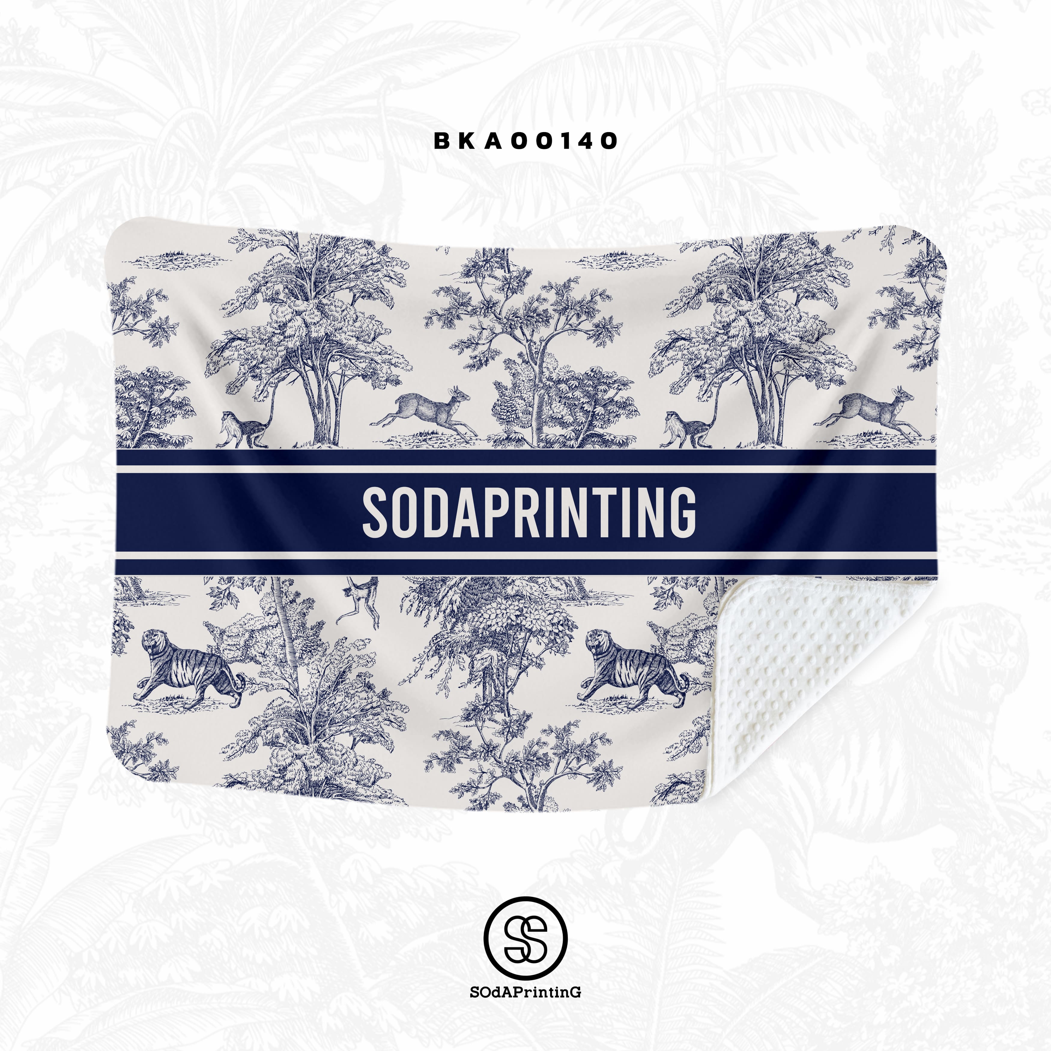 ผ้าห่มอเนกประสงค์ ใส่ชื่อได้ Forest Collection รหัส BKA00140 #SOdAblanket #SodAhome