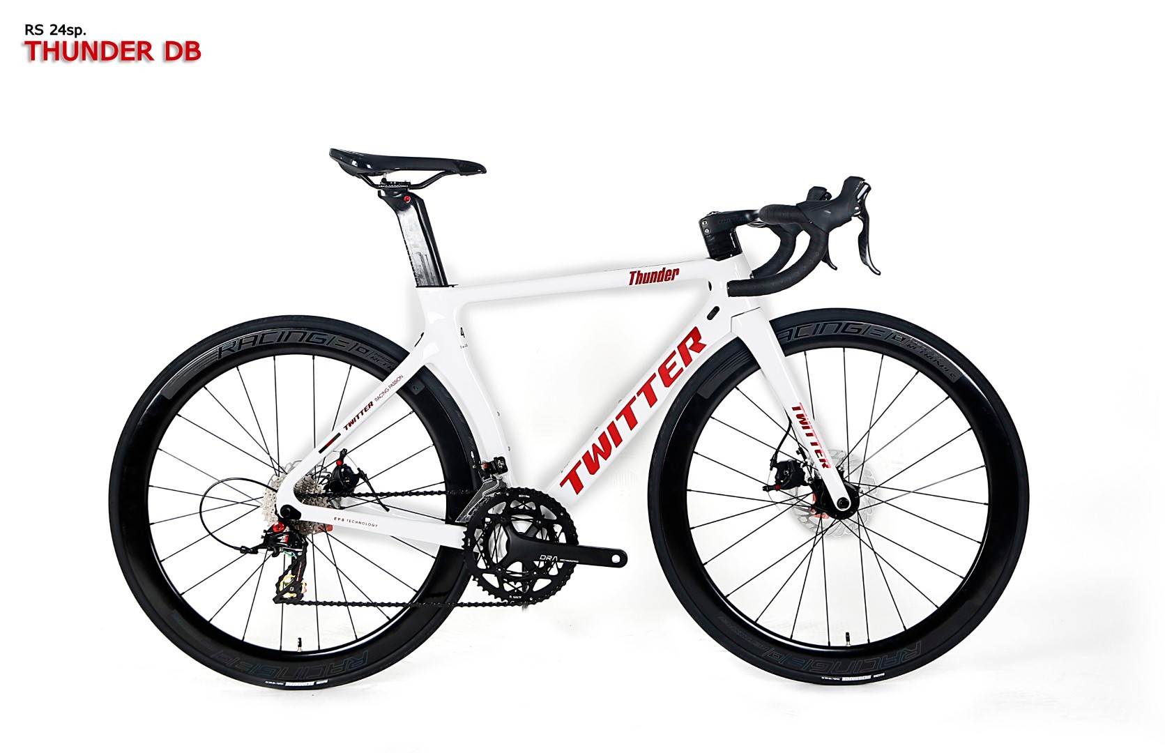 TWITTER THUNDER DB RS 24 SP CARBON WHEEL, full carbon, 2*12 Retrospec, 2022