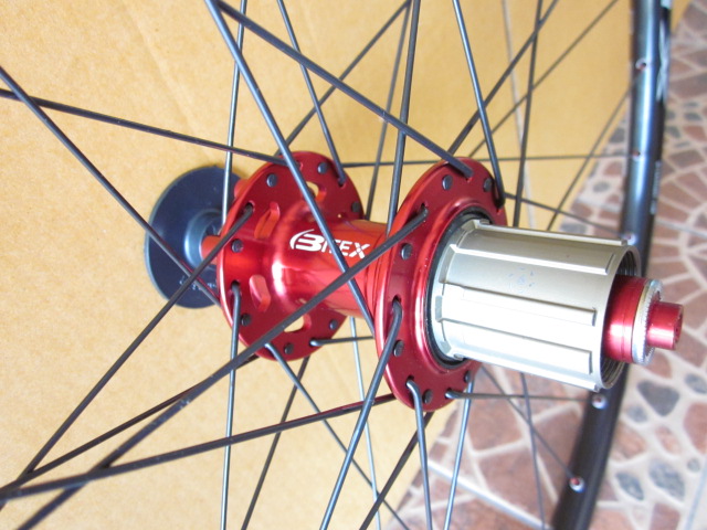 ชุดล้อเสือภูเขา Bitex 27.5"(650B) ,32/32 ดุมแดง ตัวเบา ซี่ลวด Double butted, BX-MTB-650B-XDPSR2016 รองรับแกน 9/15