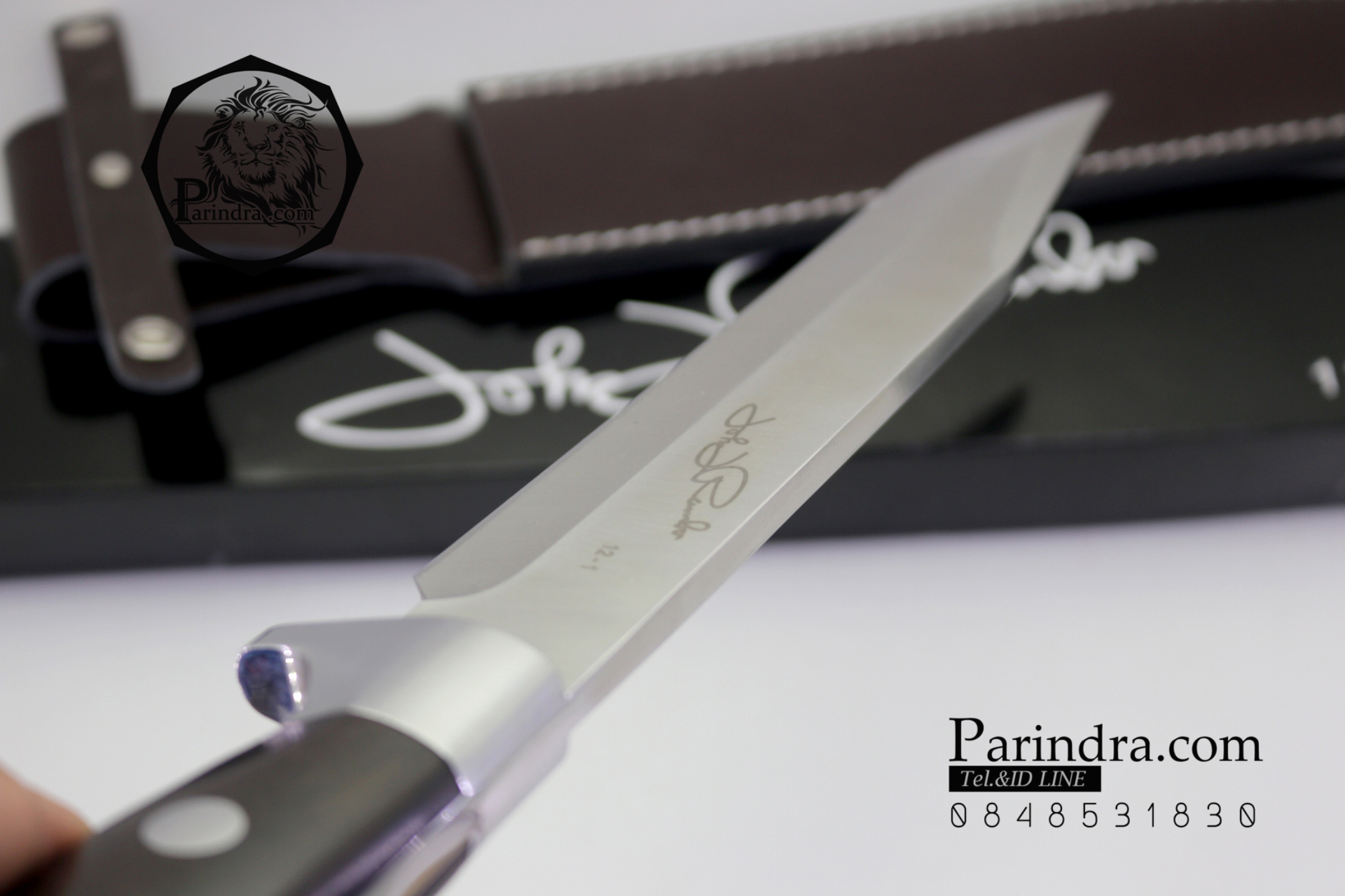 มีดใบตายเดินป่า RAMBO JOHN HUNTER ขนาด 17 นิ้ว (ใบสีเงิน)