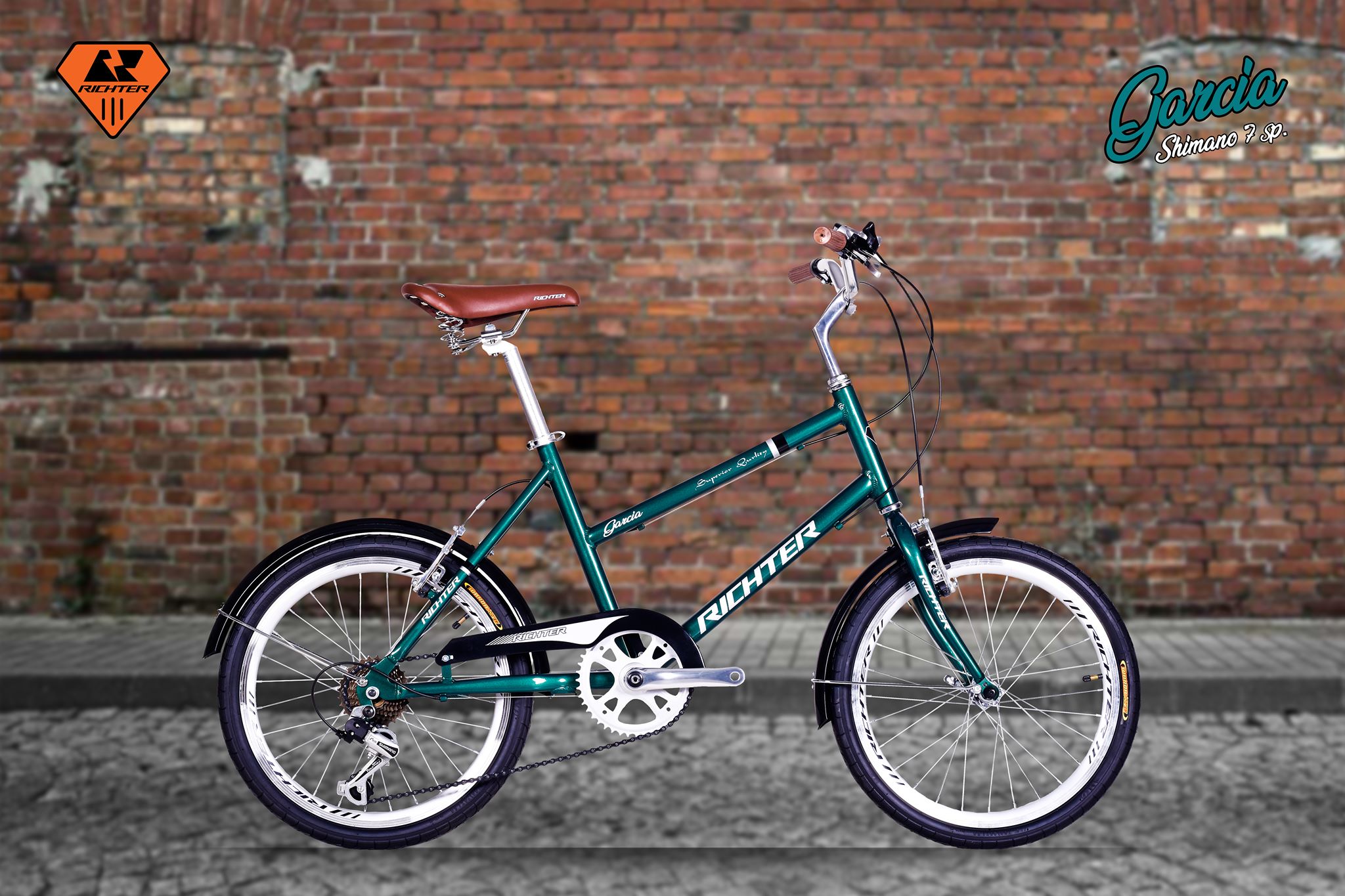 จักรยานมินิ RICHTER MINI GARCIA 406 VINTAGE จักรยานมินิวงล้อ 20 นิ้ว 7สปีด