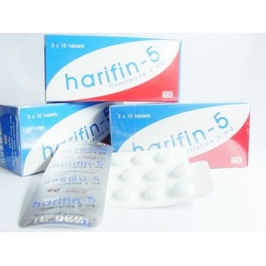 Harifin 5 mg. 30 เม็ด ยาปลูกผม