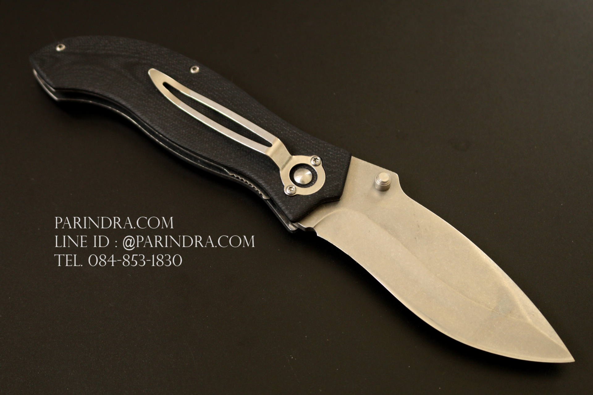 มีดพับ Navy รุ่น K630 สีดำ ใบสีเงิน ด้าม G10 ทรงสวย ของแท้ 100%