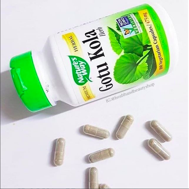 # รอยแผล ฟก ช้ำ # Nature's Way, Gotu Kola, Herb, 180 Capsules
