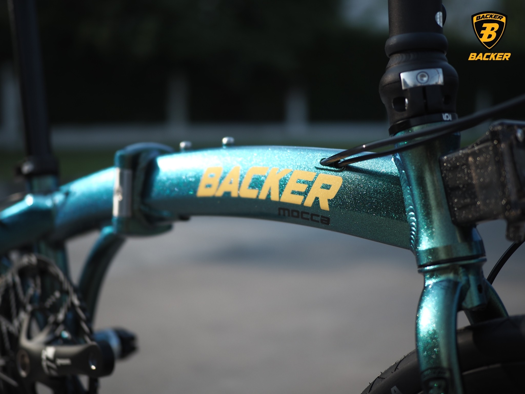 จักรยานพับ BACKER MOCCA เฟรมท้อปอลู เกียร์ SenSah 1*10 สปีด วงล้อ 20 นิ้ว-451 ปี 2021