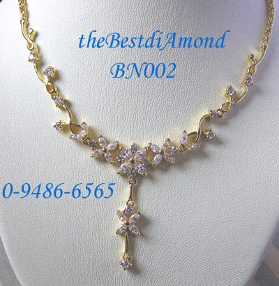 BN002+++สร้อยสังวาลย์ดอกไม้เลื้อย งานอ่อนช้อย สวยมาก หรูหราม๊ากกกค่ะ ขอบอก