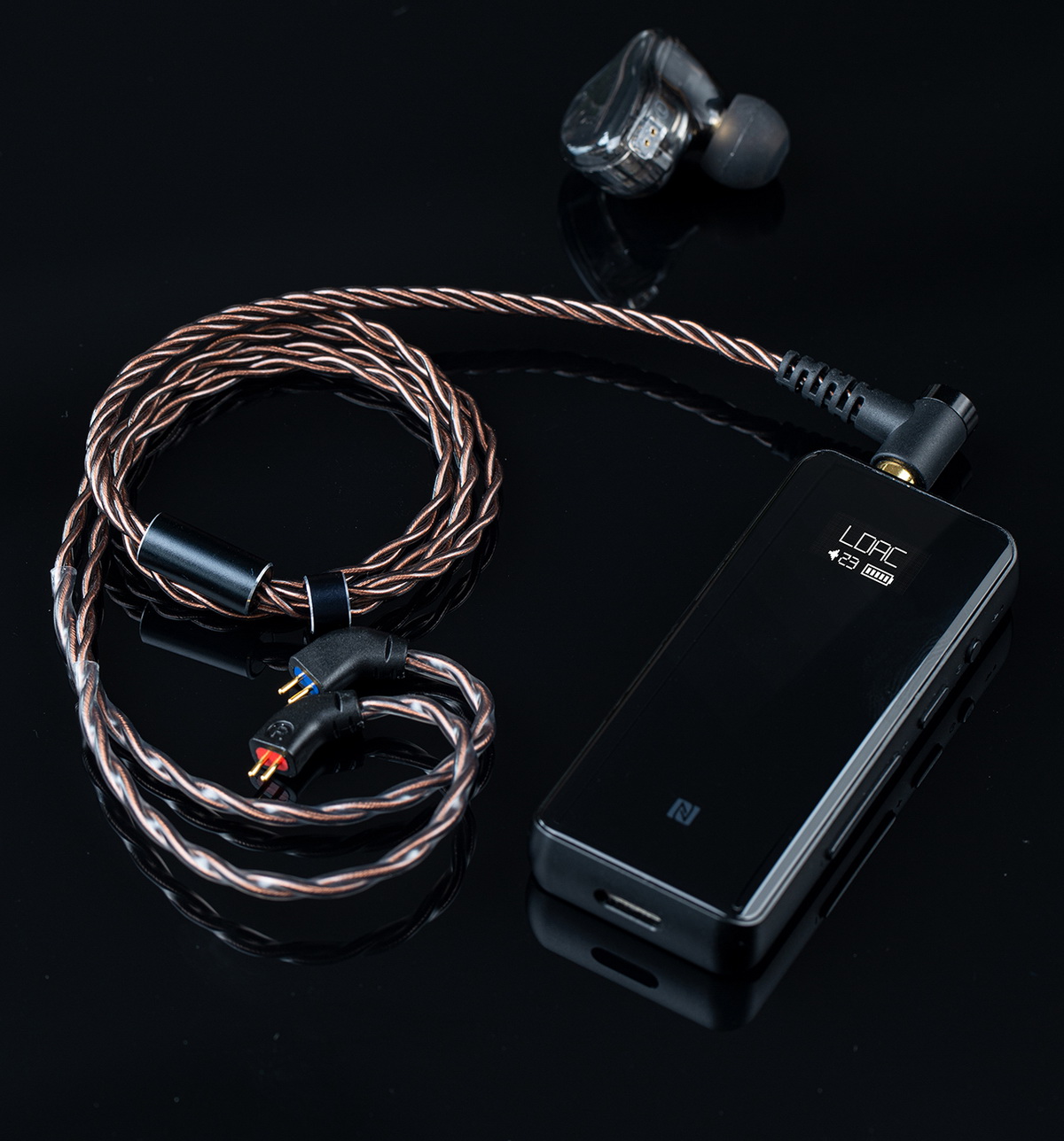 ขาย FiiO LS-2.5 สายถัก 4 เส้น 120 แกนแบบ Litz แจ็ค 2.5 Balanced ขั้ว 2 พิน 0.78 mm
