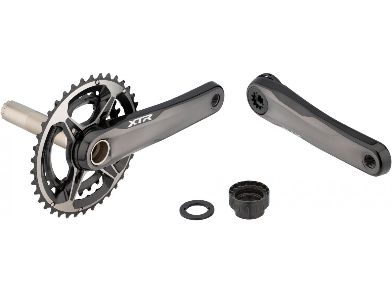 SHIMANO จาน XTR, FC-M9120-B2, 2 ชั้น, 12สปีด บู๊ทสเปค, 38X28T, 175, 170MM, มีกล่อง
